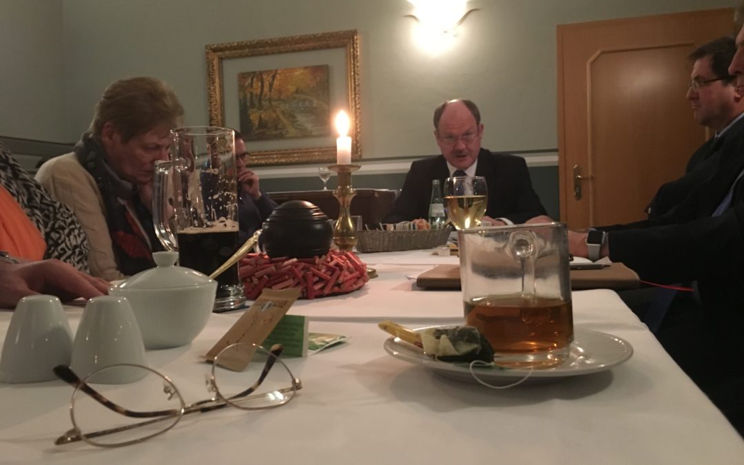 Sitzung mit Minister Thomas Webel