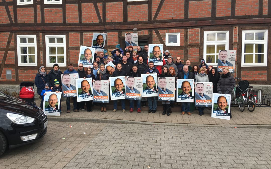 Viel Erfolg am 18. März 2018!